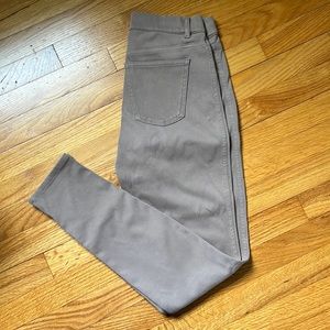 Uniqlo legging pant. Taupe/beige. 28” inseam.